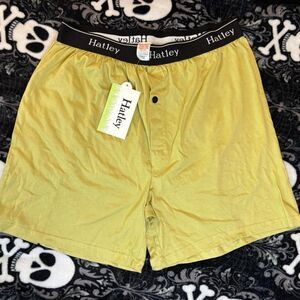 Hatley Funny Golf Boxer Briefs Nice Balls Yellow NWT Cotton Mens L